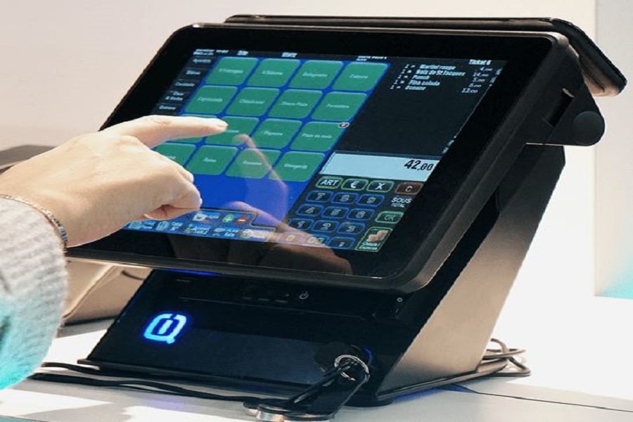 Caisse Enregistreuse Tactile POS Complète - Écran 14,1", Imprimante 58mm, Clavier, Tiroir-caisse - Pour Boutique, Restaurant